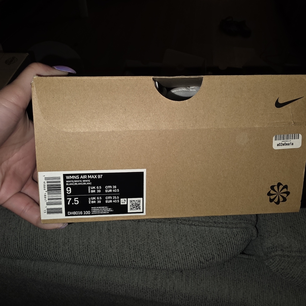 👟 Nike Air Max 97 – White/Light Taupe – Size 9 (Women’s)